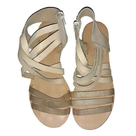 Lucky Brand Gladiator Sandals Champagne Gold Size 7.5 - Picture 6 of 6